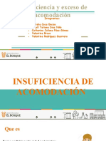 Insuficiencia y Exeso de Acomodación