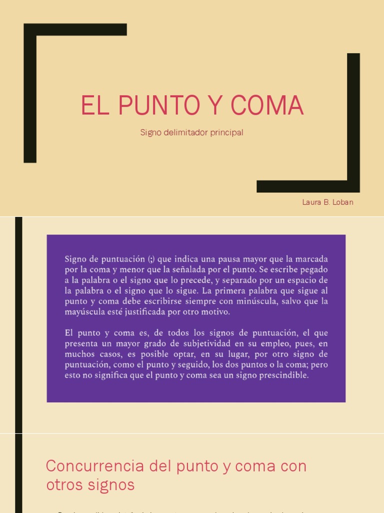Uso del punto y coma y dos puntos | PDF | Coma | Puntuación