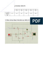 2.1. Khảo sát hoạt động với tín hiệu 1 chiều (DC)