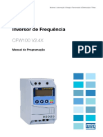 WEG Cfw100 Manual de Programacao 10001432578 2.4x Manual Portugues BR
