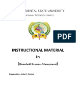 Instructional Material In: Davao Oriental State University