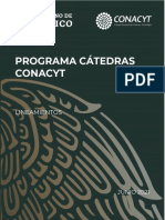 Lineamientos Programa Catedras CONACYT