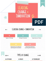 Leading Change and Innovation