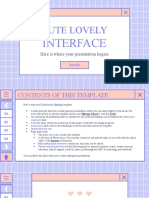 Cute Lovely Interface _ by Slidesgo