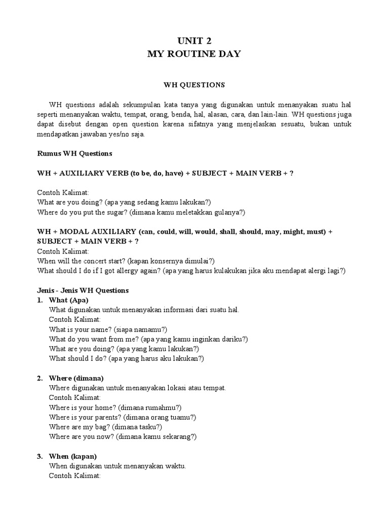 Routine Day Synonyms