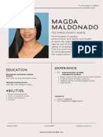 Currículum Magda Maldonado