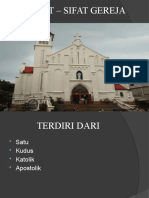 SIFAT – SIFAT GEREJA