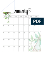 Calendar I o