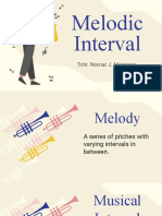 Melodic Interval: Tchr. Nomar J. Mercines