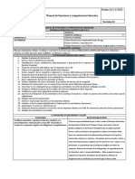 Manual de Funciones y Competencias Laborales.