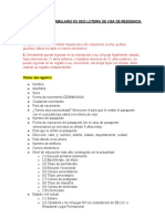 Datos para El Formulario DV 2023 Loteria de Visa de Residencia Ee