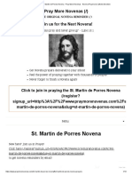 St. Martin de Porres Novena - Pray More Novenas - Novena Prayers & Catholic Devotion