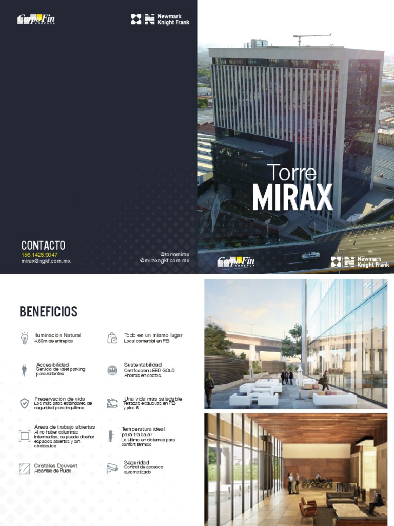 Torre Mirax: Oficinas Sustentables y Seguras | PDF