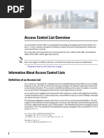 Access Control List Overview