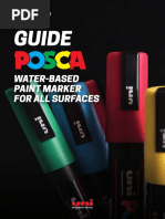 POSCA Marker Color Chart 2025 | PDF | Blue | Green