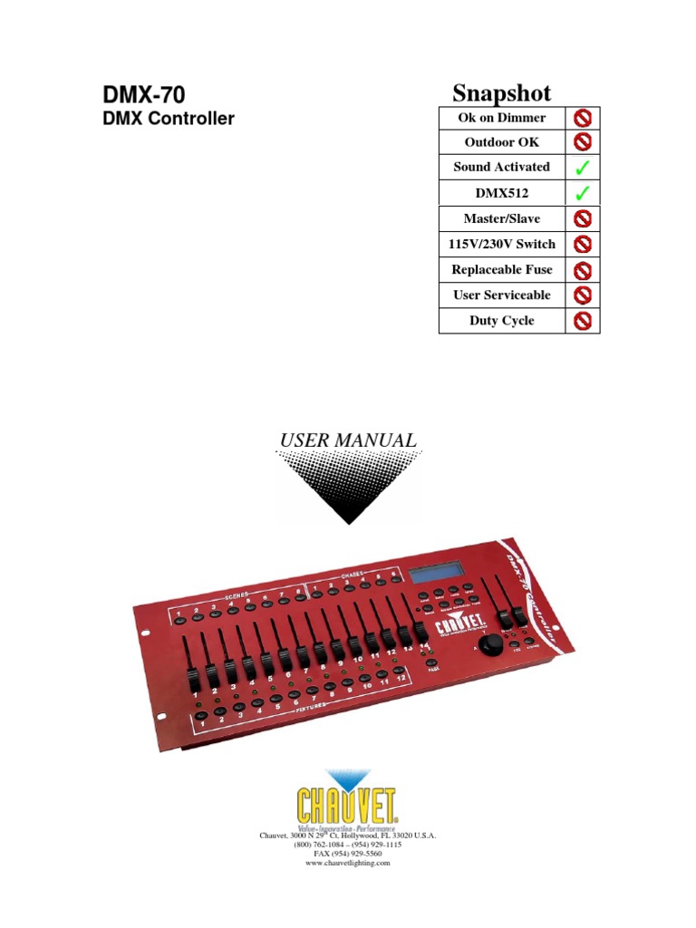 Snapshot Dmx Controller Pdf