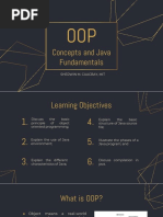 1 OOP Concepts and Java Fundamentals