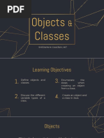 3 - 1 Basic of Objects and Classes