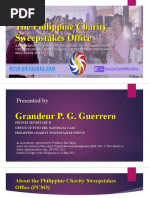 The Philippine Charity Sweepstakes Office FOR SCRIBD