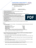 Fundamentals of Accountancy, Business and Management 2 Supplemental Activity (2 Quarter Week 1 - 2) Bank Reconciliation