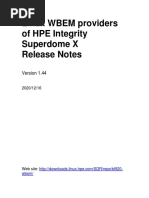 Integrity Superdome X Linux WBEM providers release notes (1)