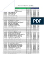 Nuevo Listado de Precios - Korel Print: Código Descripción Dimensiones