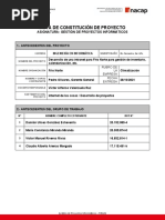 Acta de Constitución de Proyecto Version 3.0