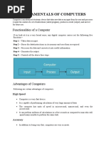 Fundamentals of Computers