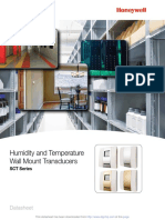 Humidity and Temperature Wall Mount Transducers: Datasheet