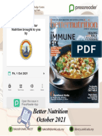 Article Magazine Better Nutrition October 2021