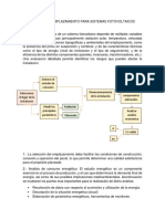 Evaluacion Del Emplazamiento para Sistemas Fotovoltaicos