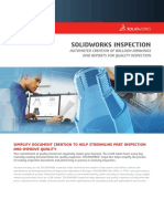 Solidworks Inspection Data Sheet