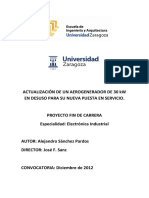 Actualizacion de Un Aerogenerador en Desuso para Una Nueva Puesta en Servicio