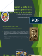 Estudio de elementos pictóricos de Kandinsky