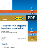 Transition From Project To Functional Organization The IKEA OTM Journey Peter Larsson IKEA