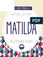 Matildaby Roald Dahl Novel Study