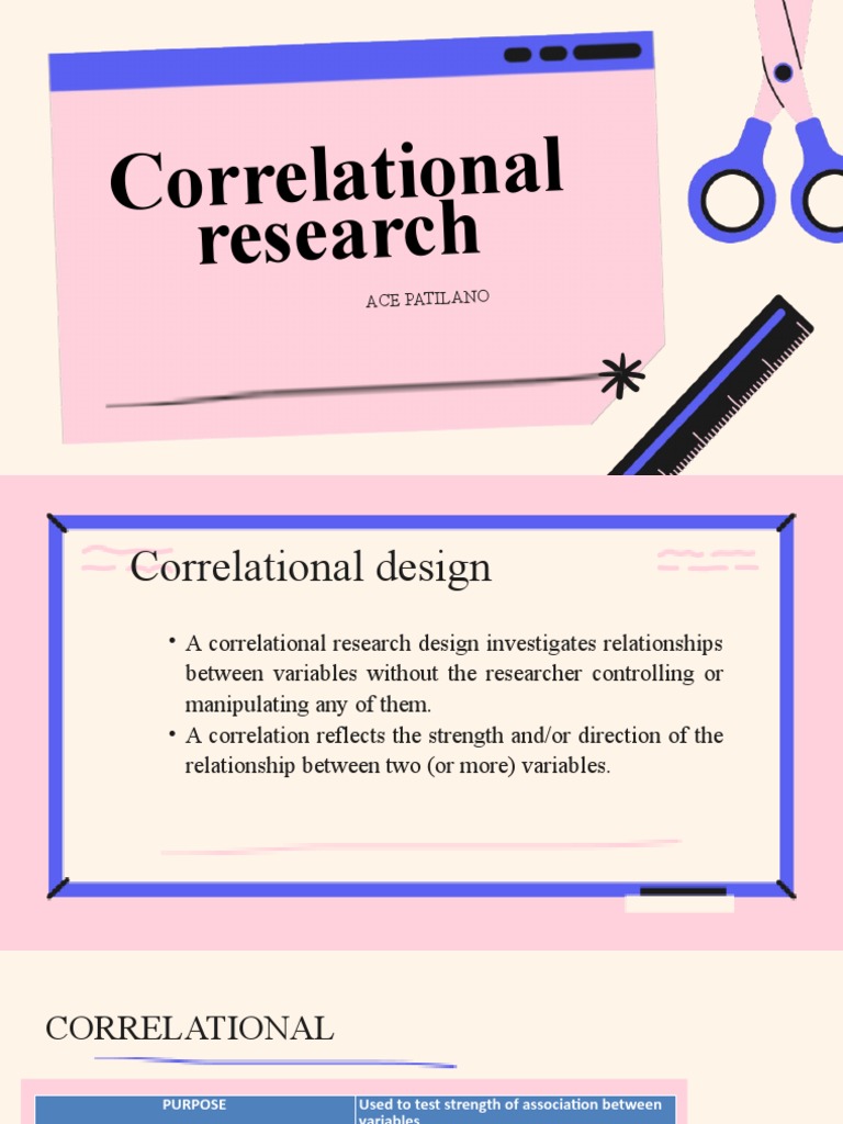 Understanding Correlational Research Design | PDF