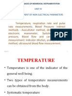 Unit Iv Measurement of Non Electrical Parameters: Omd551-Basics of Biomedical Instrumentation