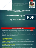 Farmacodinamia y Gestación - Mg. Justil