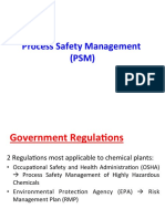 Process Safety Management (PSM)