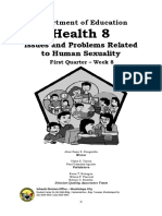 Health 8: Issues and Problems Related To Human Sexuality