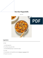 Dan Dan Pappardelle Recipe - Bon Appétit