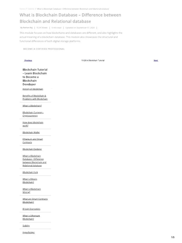 !1 BlockChain Distributed | PDF
