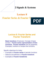 EE-232 Signals & Systems: Fourier Series & Fourier Transforms
