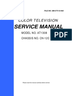 Service Manual: Color Television