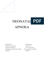 NEONATAL APNOEA SMNR