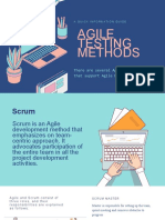 Agile Testing Methods: There Are Several Agile Methodologies That Support Agile Development