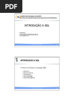 Introducao SQL