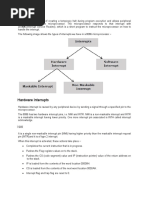 Hardware Interrupts: Interrupt Is The Method of Creating A Temporary Halt During Program Execution and Allows Peripheral