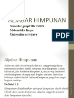 Aljabar Himpunan